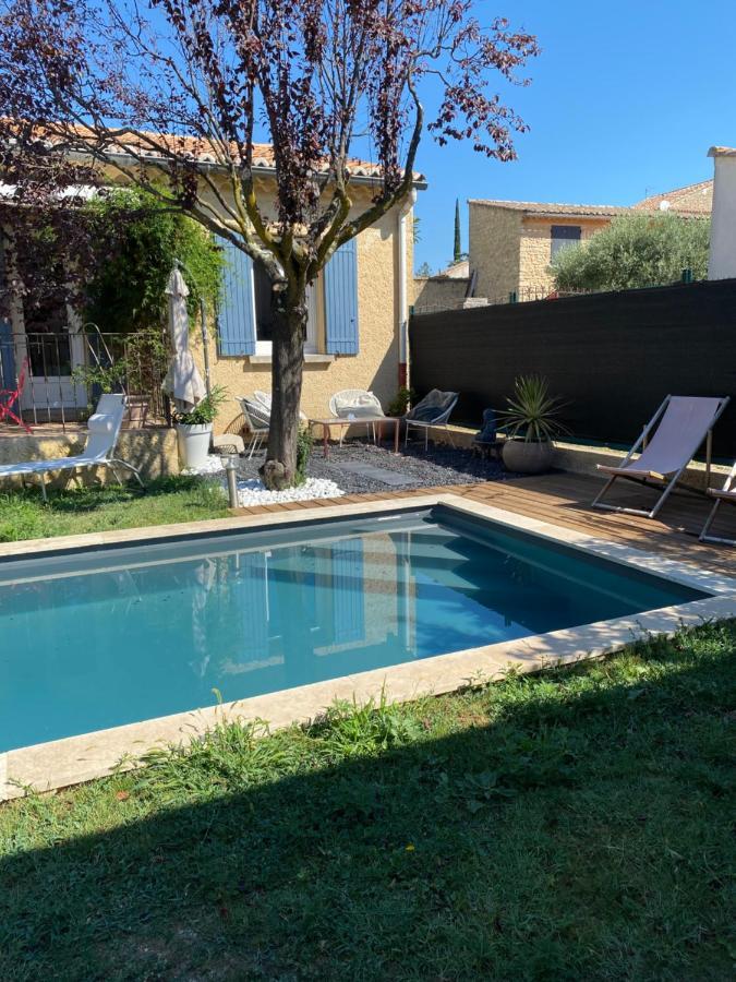 Gite Lou Sabai Au Pied Des Dentelles De Montmirail, Piscine Partagee Aubignan Εξωτερικό φωτογραφία